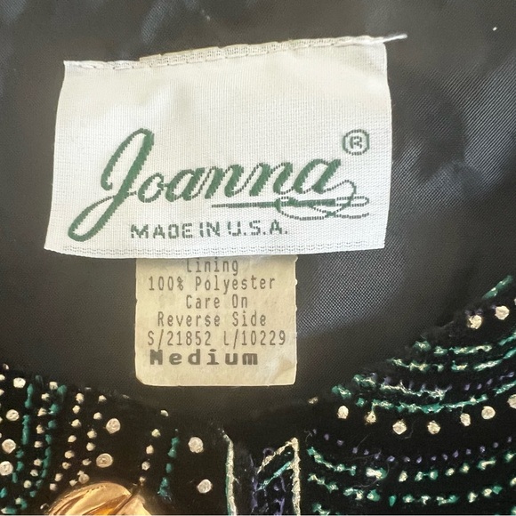 Velvet Vintage Blazer 80's-90's. Made in the U.S.A. - Picture 3 of 9